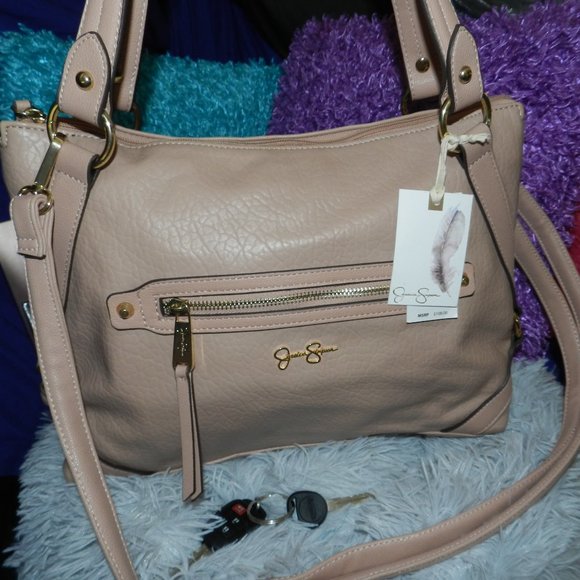 Jessica Simpson Pink Salt Jovia Cross Body Bag NWT/NEW - Picture 4 of 15